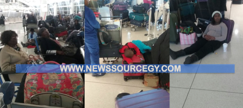 Hundreds of Guyanese passengers forced to camp out at JFK as Dynamic hits maintenance snag