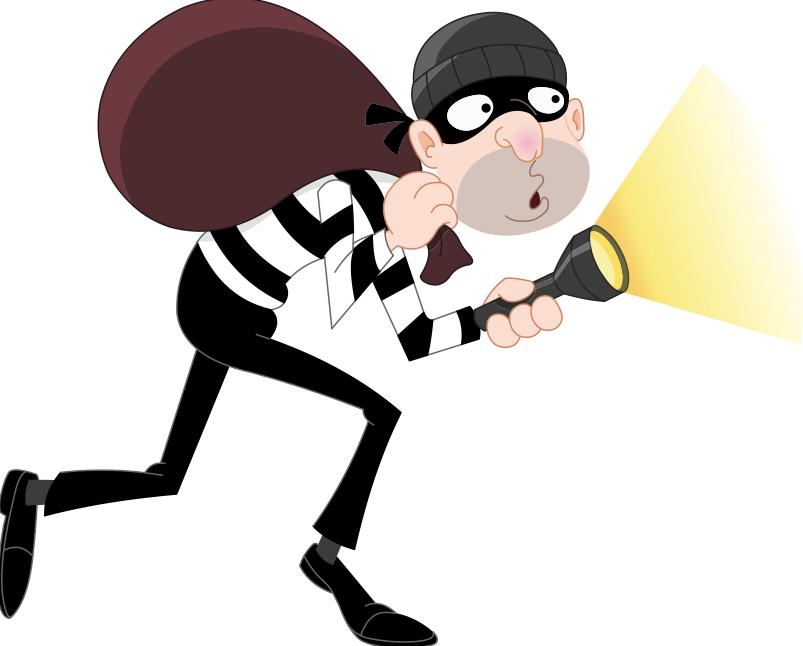 free clip art cartoon burglar - photo #29