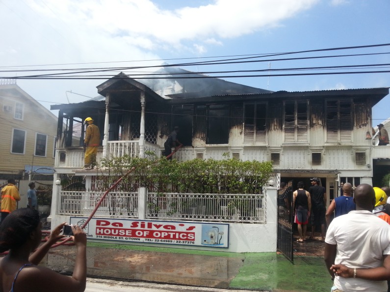 DaSilva’s House of Optics gutted by fire