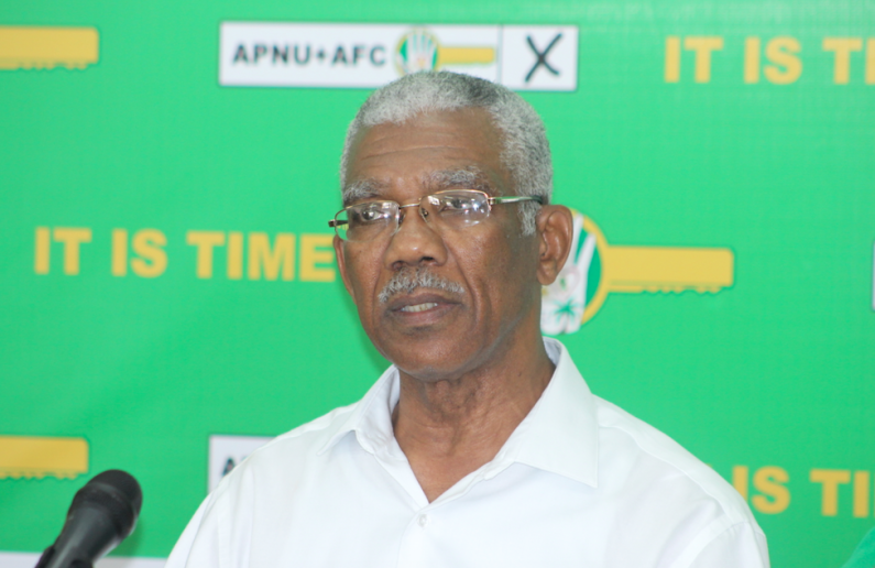 Granger eyeing 60% of votes; convinced APNU+AFC will be victorious