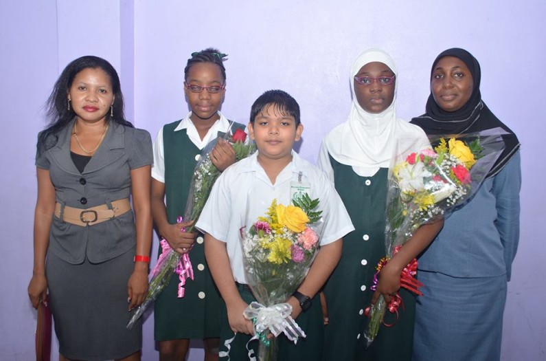 Teachers and students celebrate hard work and parental support of NGSA Top Students