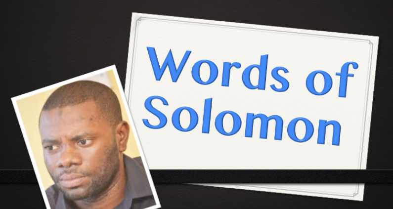Words of Solomon:  Guyanese Lives matter too