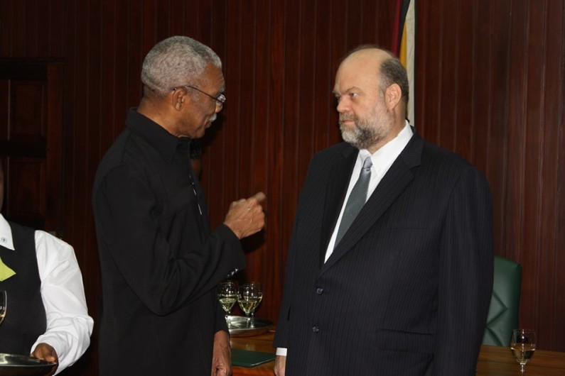 New U.S Ambassador presents credentials and promises more help for Guyana’s development