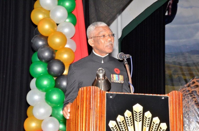 President implores GDF to remain steadfast in defending Guyana