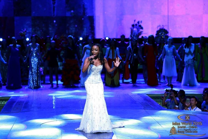 Lisa Punch captures Miss World Talent Competition and sings her way to the Finals