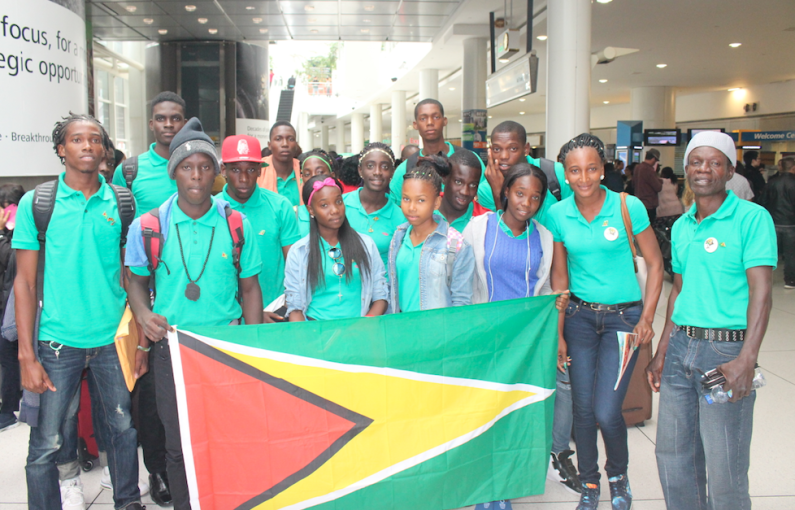 Team Jamaica and Fly Jamaica rescues Guyana school relay team as Sports Dept. falters
