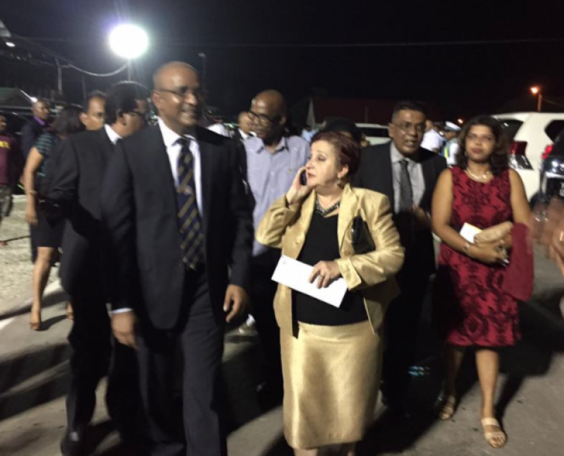 Jagdeo and PPP MPs walk out of Flag Raising Ceremony over “disrespectful” seating; Ramotar stays