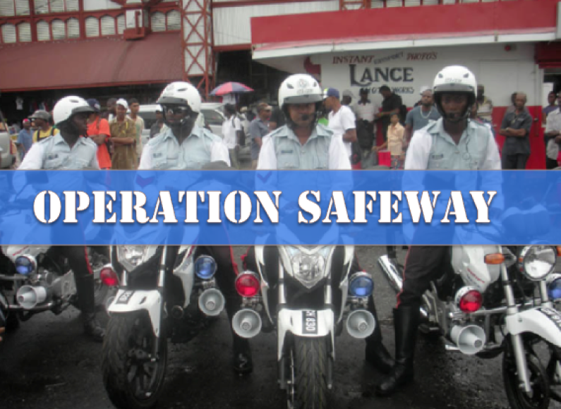 Police Force Traffic Dept. launches “Operation Safeway” as road deaths continue to climb