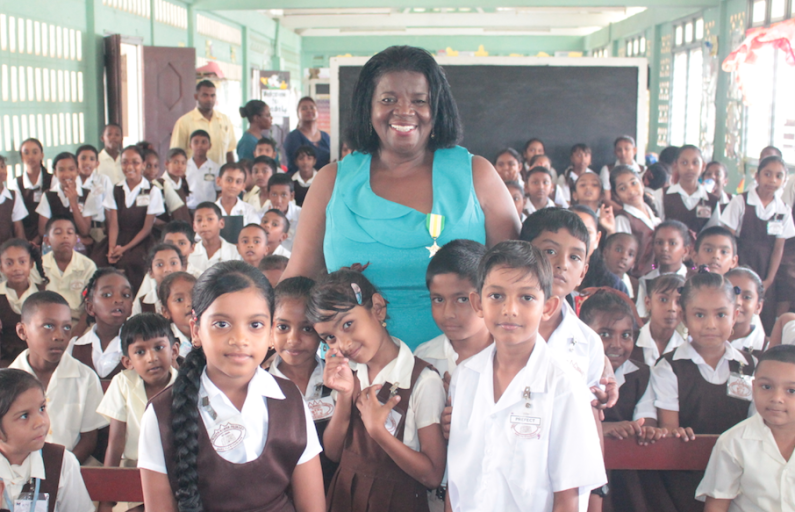 Educator and National Award recipient, Ingrid Fung, launches Literacy Programme at old Primary School