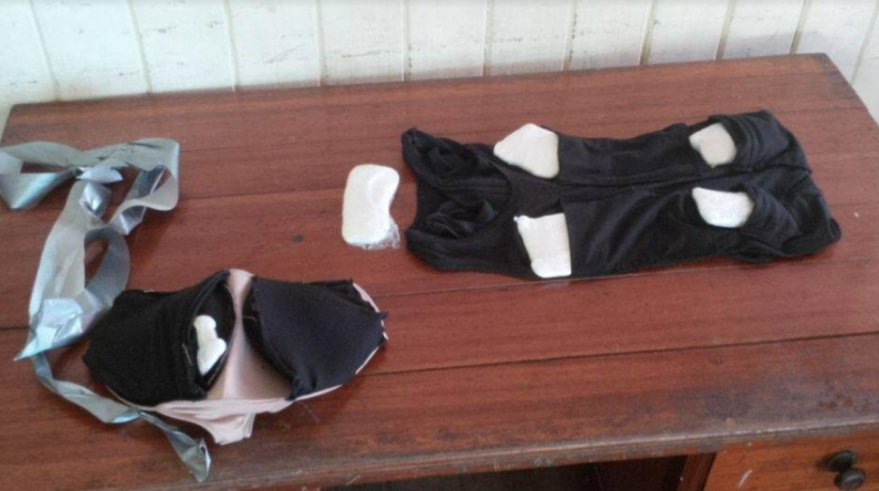 Bajan man busted at Ogle with cocaine strapped to body in women undergarments