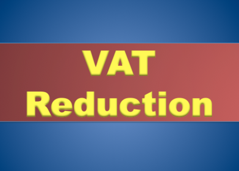 VAT reduced to 14%