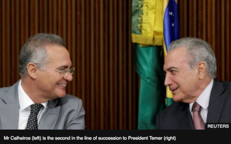 Brazil corruption: Senate head Renan Calheiros ordered to resign