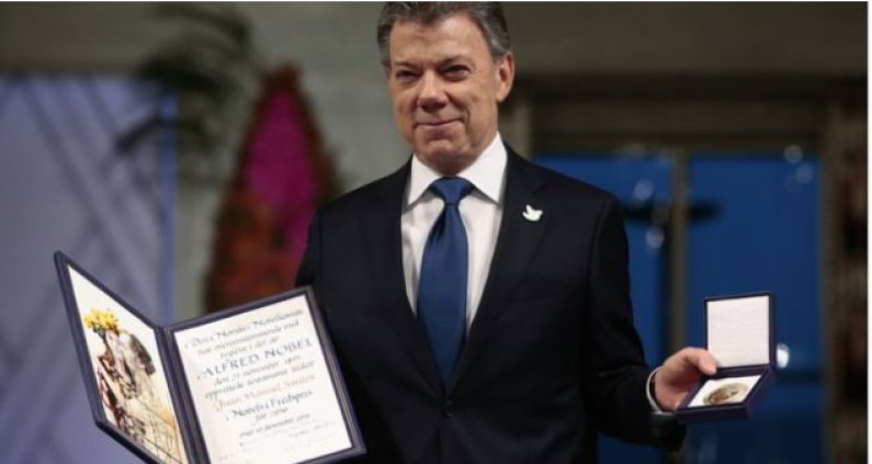 Nobel Peace Prize: Santos calls for ‘rethink’ of war on drugs