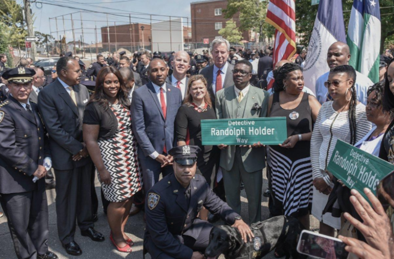 New York street named in honour of slain Guyanese born NYPD Officer