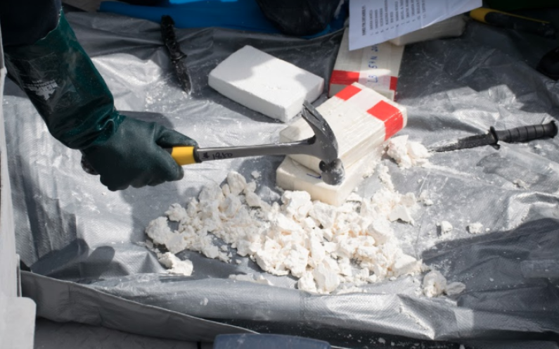 CANU aborts cocaine dump at sea after ranks fall ill