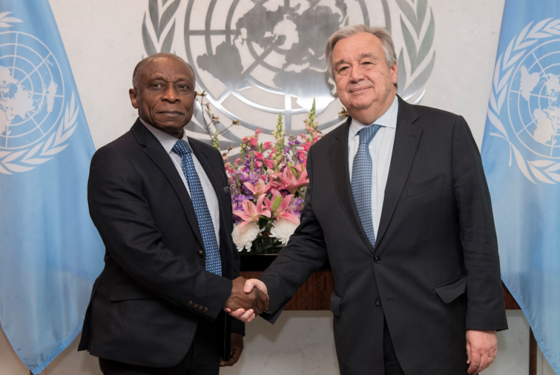 UN Secrteary General meets with Guyana’s Foreign Minister