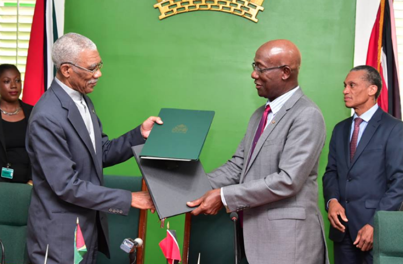 Guyana and Trinidad and Tobago sign “win-win” Memorandum of Understanding
