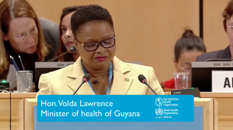 Guyana’s Public Health Minister to serve on WHO Executive Board