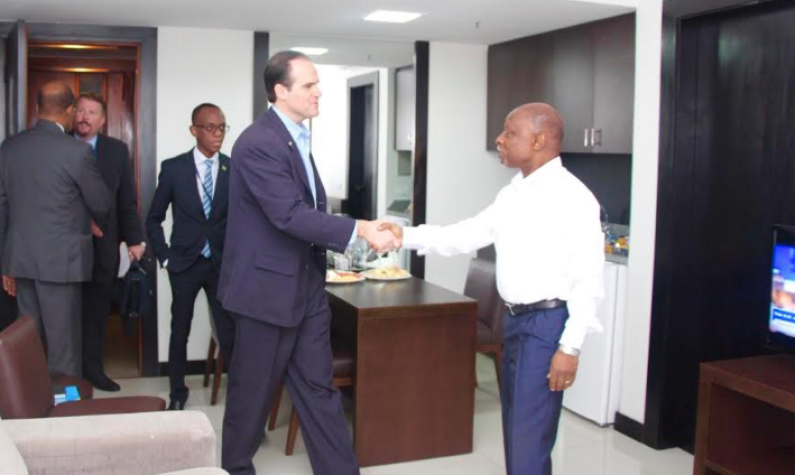Foreign Minister briefs US Govt. official on Venezuela’s recent incursion in Guyana’s waters