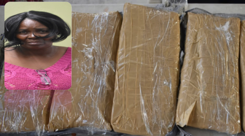 55-year-old woman busted with cocaine strapped to thighs