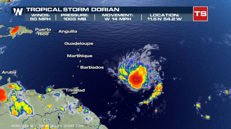 Tropical Storm Dorian forces LIAT to ground several flights