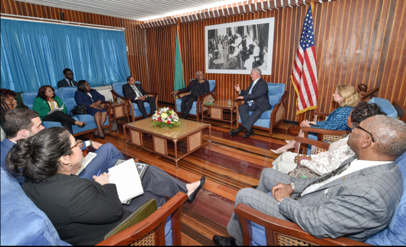 President assures US Congressional team of Guyana’s elections preparations