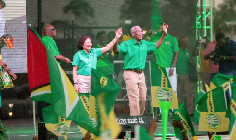 President lays out case for re-election with his vision for Guyana