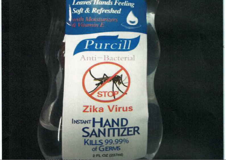 Purcill Hand Sanitizer being recalled for low alcohol content