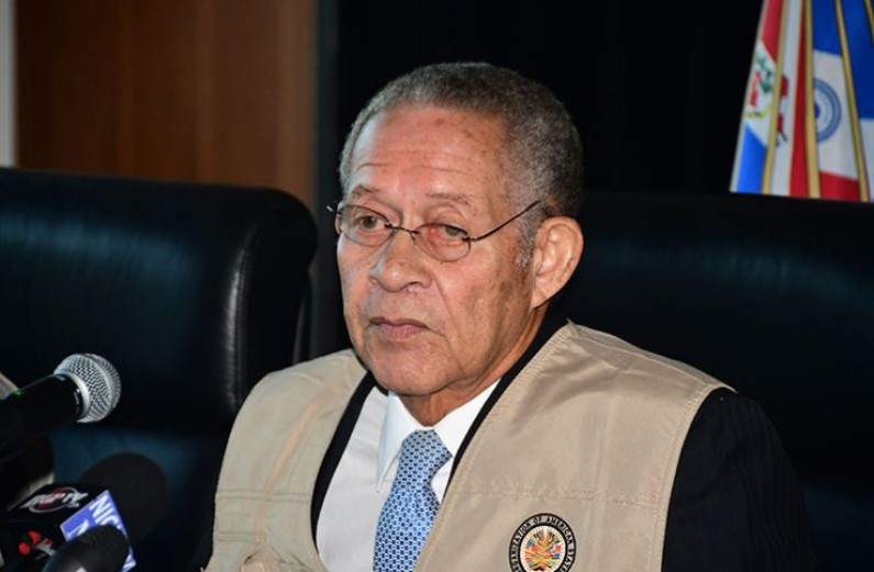 Golding tells OAS Guyana has failed democracy litmus test with election situation