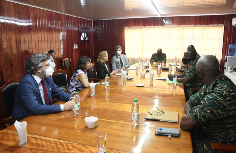 ABCE Diplomats meet with GDF Top Brass
