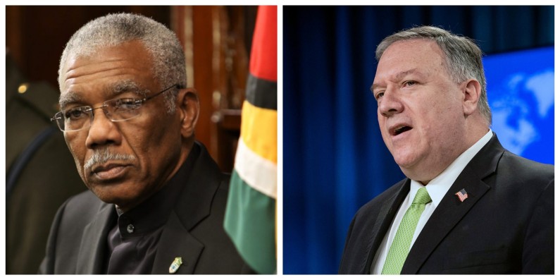 Pompeo attempted to make contact with President Granger before announcing visa restrictions