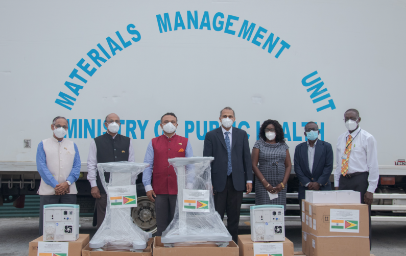 India donates ventilators and other supplies to aid Guyana’s COVID-19 fight