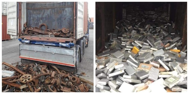 GRA Officers held for questioning; CANU still hunting shipper in scrap iron cocaine bust