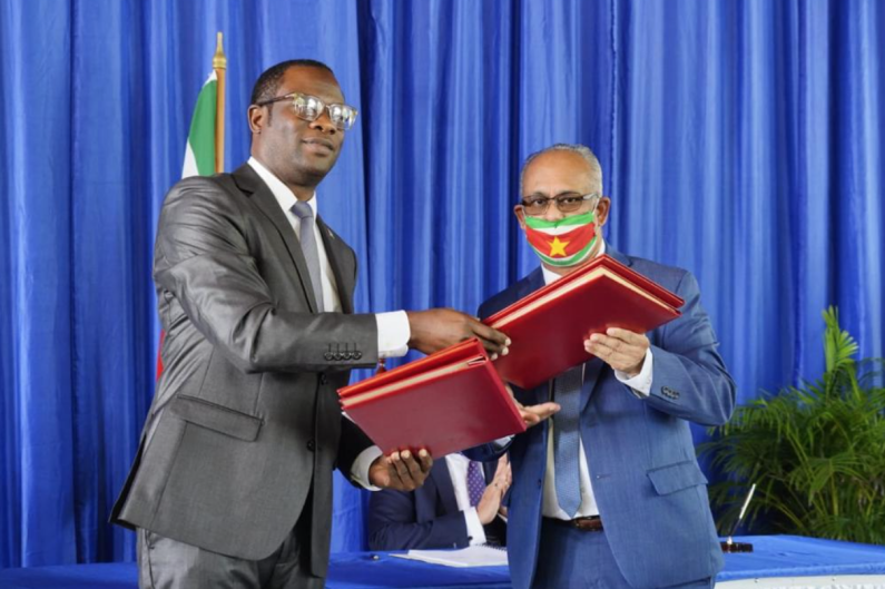 Guyana and Suriname ink MoU for bridging of Corentyne river