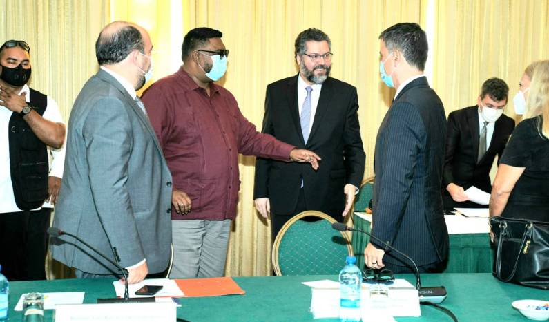 Guyana and Brazil to resume discussions on road project and energy cooperation
