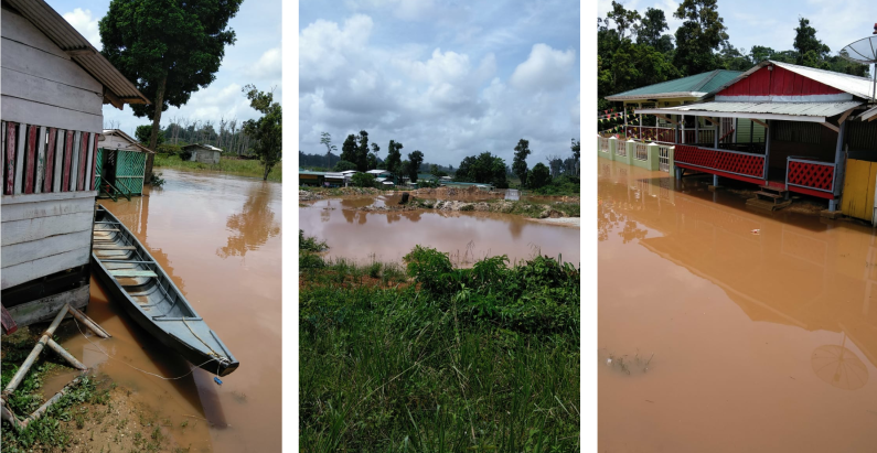 Heavy rainfall leads to flooding in Aranka