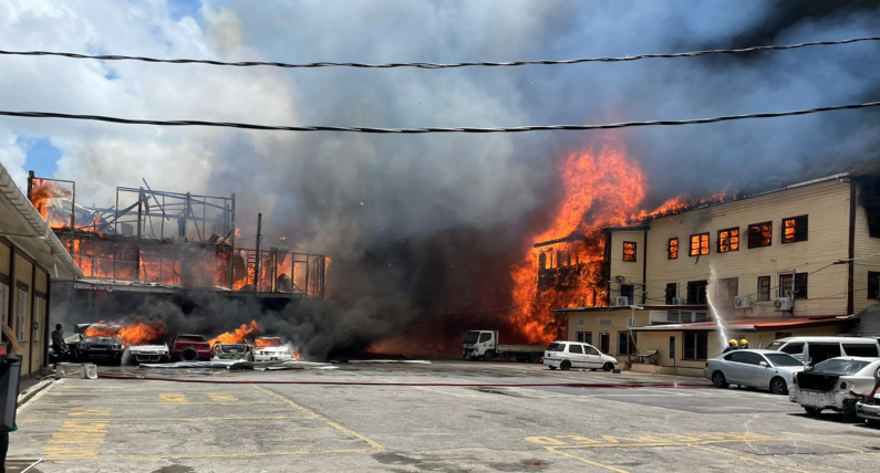 Suspect in Brickdam Police station fire denies any involvement in starting fire; Says he never confessed