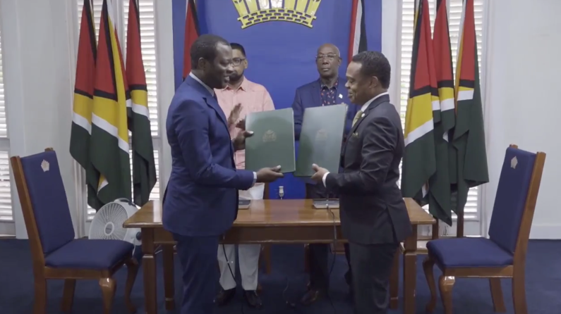 Guyana and Trinidad and Tobago ink Mou for enhanced cooperation and trade