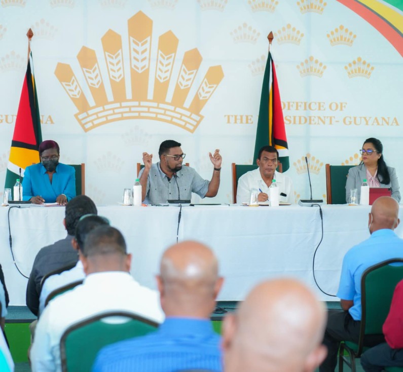 GuySuCo managers receive warning from President about continuous losses