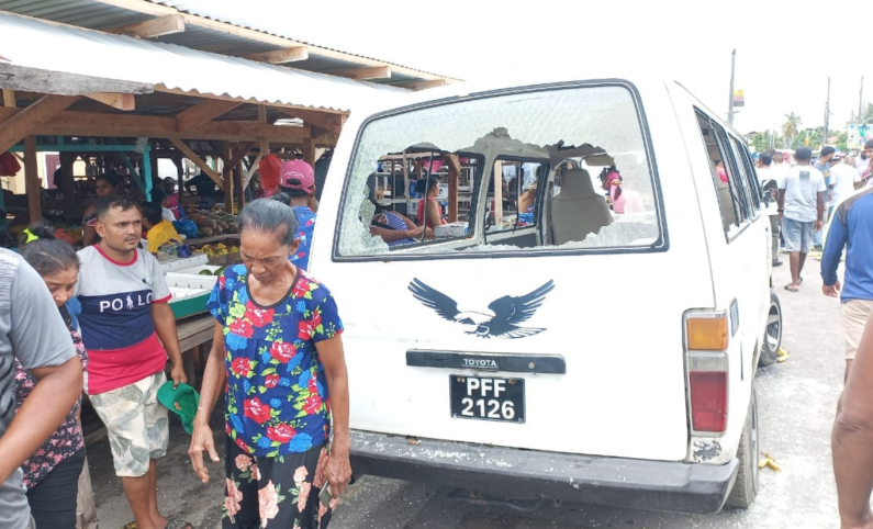 Police probing looting and  robberies at Mon Repos market during protests; Joint Serices patrol activated