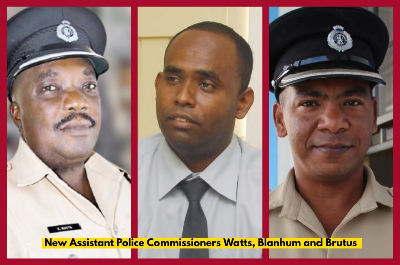 Watts, Blanhum and Brutus among new Assistant Police Commissioners