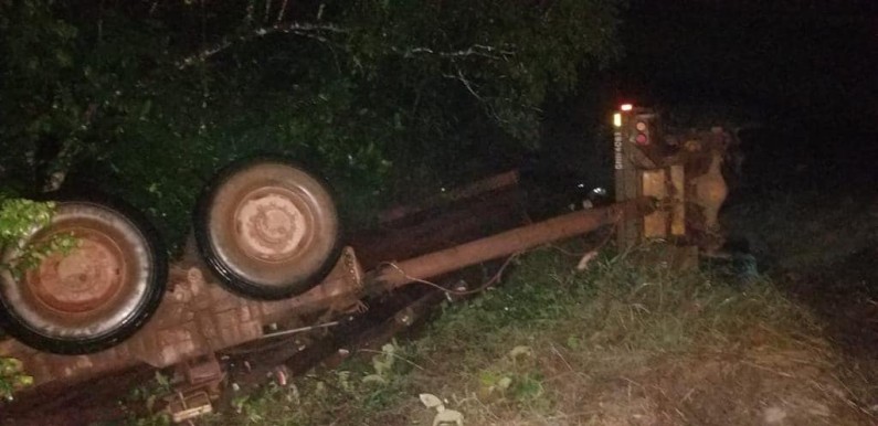 Three porters die as lumber truck topples off Soesdyke-Linden highway
