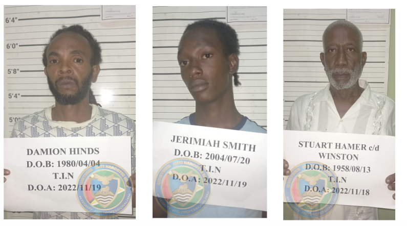 Three held over marijuana in car trunk bust in Berbice