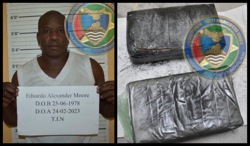 Marijuana trafficking convict busted with cocaine