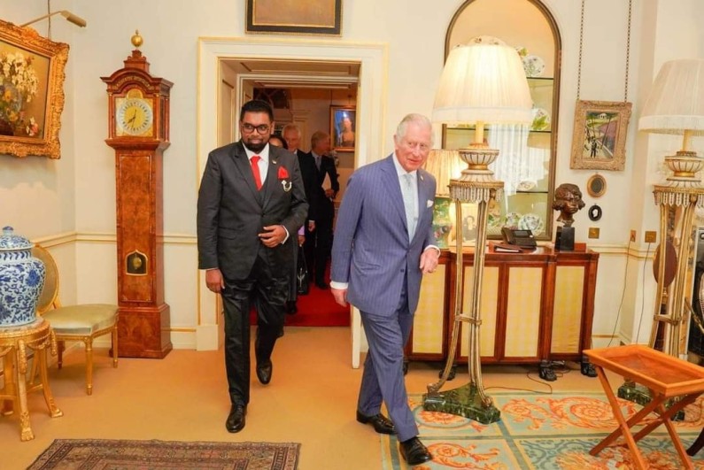 President Ali leaves for Coronation of King Charles