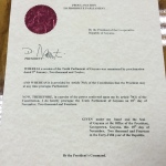 National Assembly receives Prorogue Proclamation and Gazette 