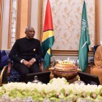 President Granger raises need to peacefully settle disputes at Arab and South American Summit