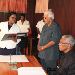 President cites Broomes’ knowledge of mining and the hinterland as ideal for Natural Resources Ministry