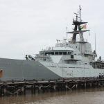 British Navy ship makes Guyana stop during military strengthening mission