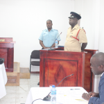 Fire Service Operations Officer testifies that Prisoners threw rocks at firemen to prevent extinguishing